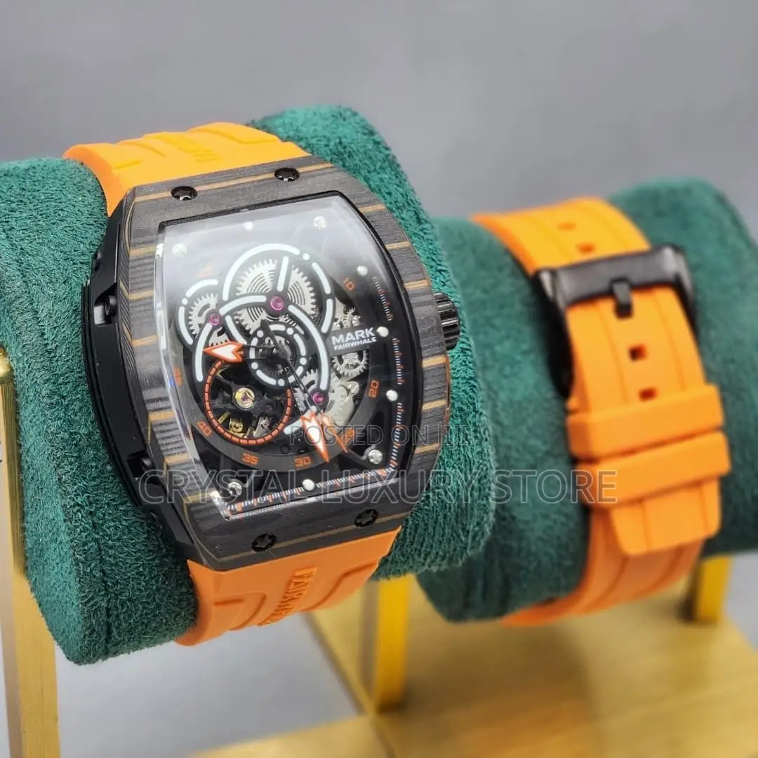 Fairwhale Quality Luxury Men Automatic Engine Wristwatch