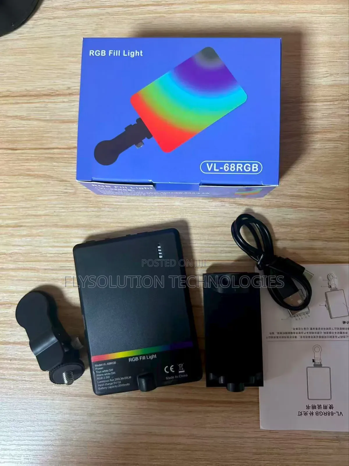 Vl-68rgb Rgb Pocket Light Portable Led Fill Light