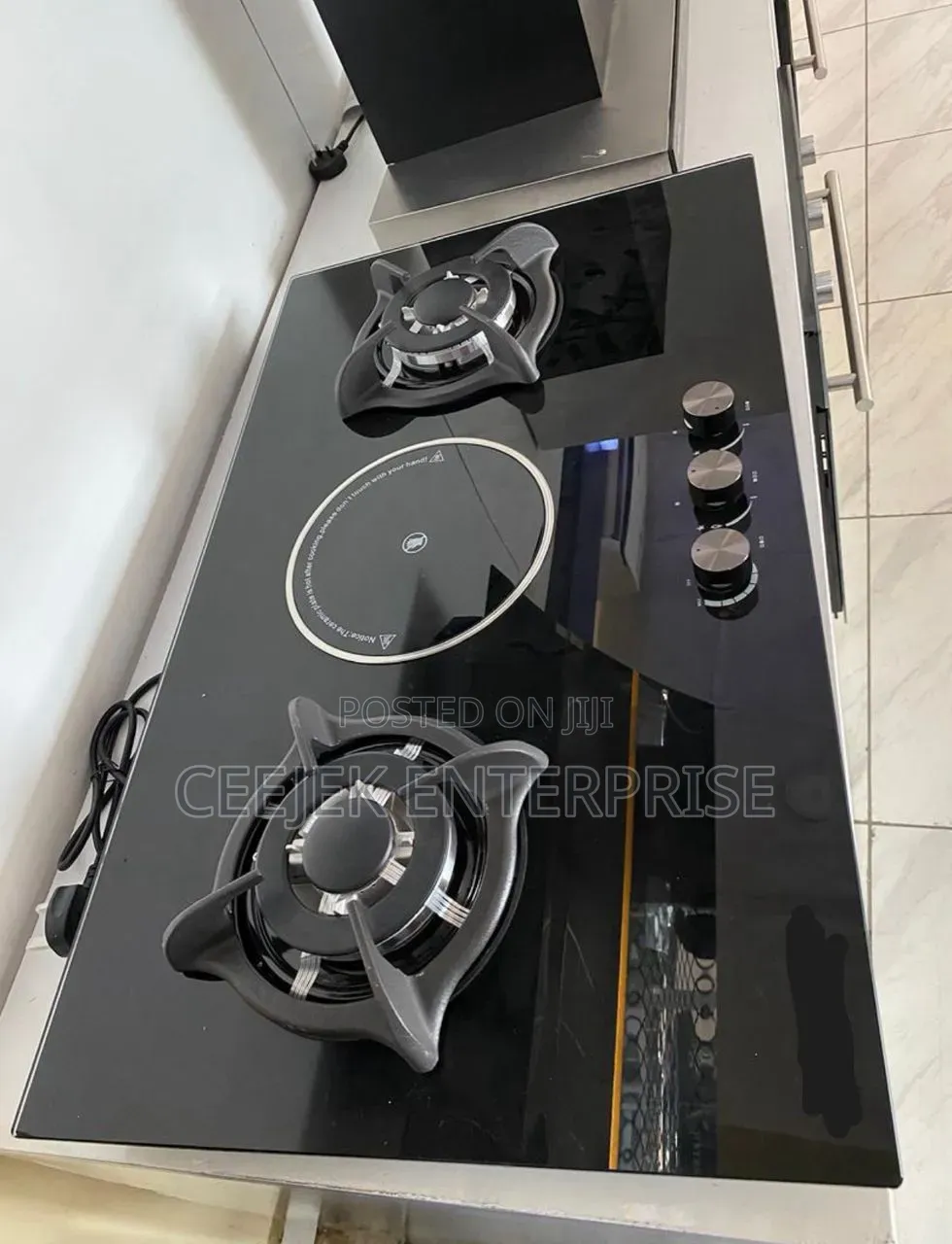 2 Burner and 1 Electric Gas Coker
