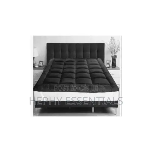 Quality 5inche Super Thick, Mattress Topper- Black