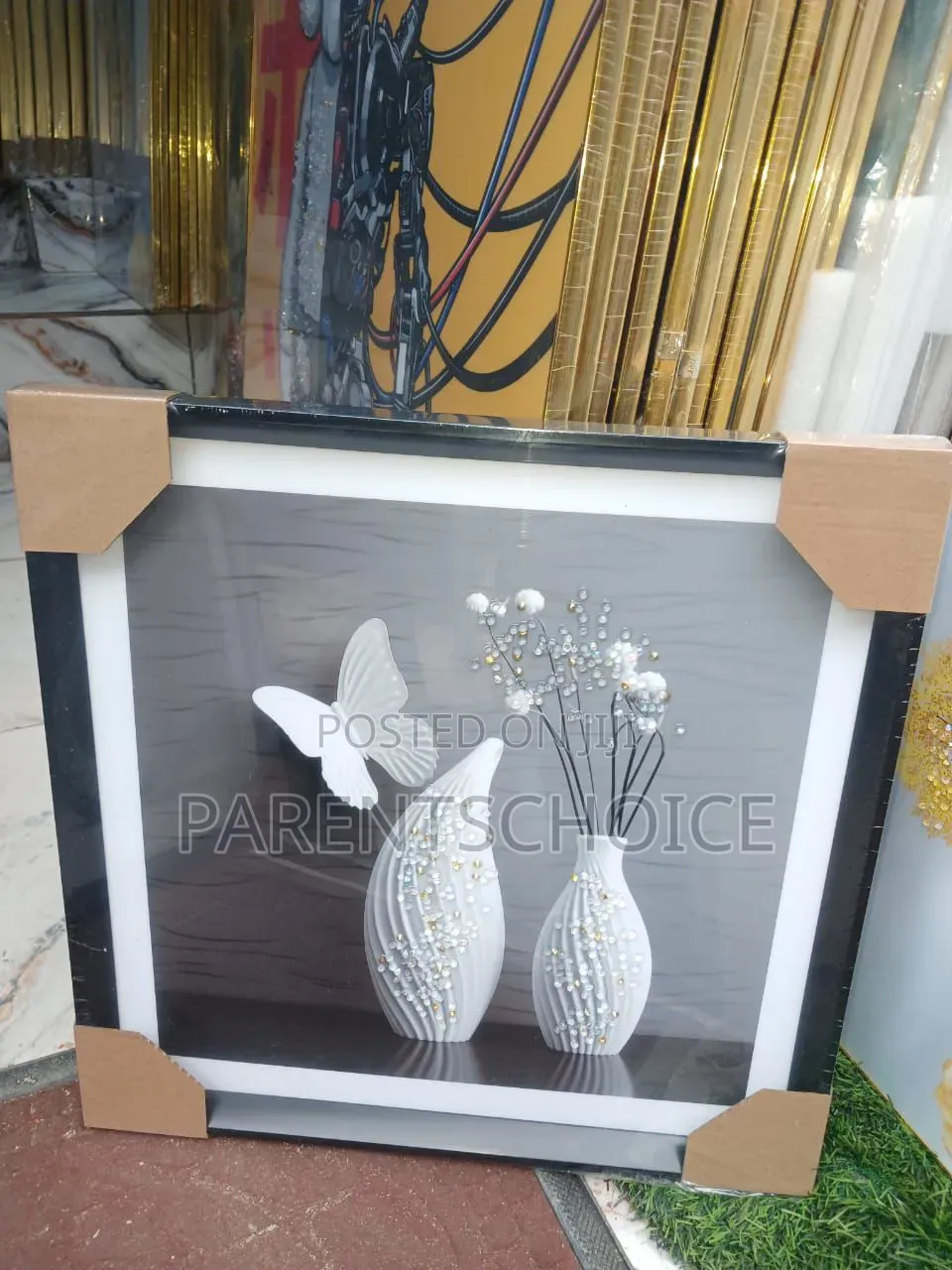 Crystal Porcelain Wall Art Frame 40 X 40