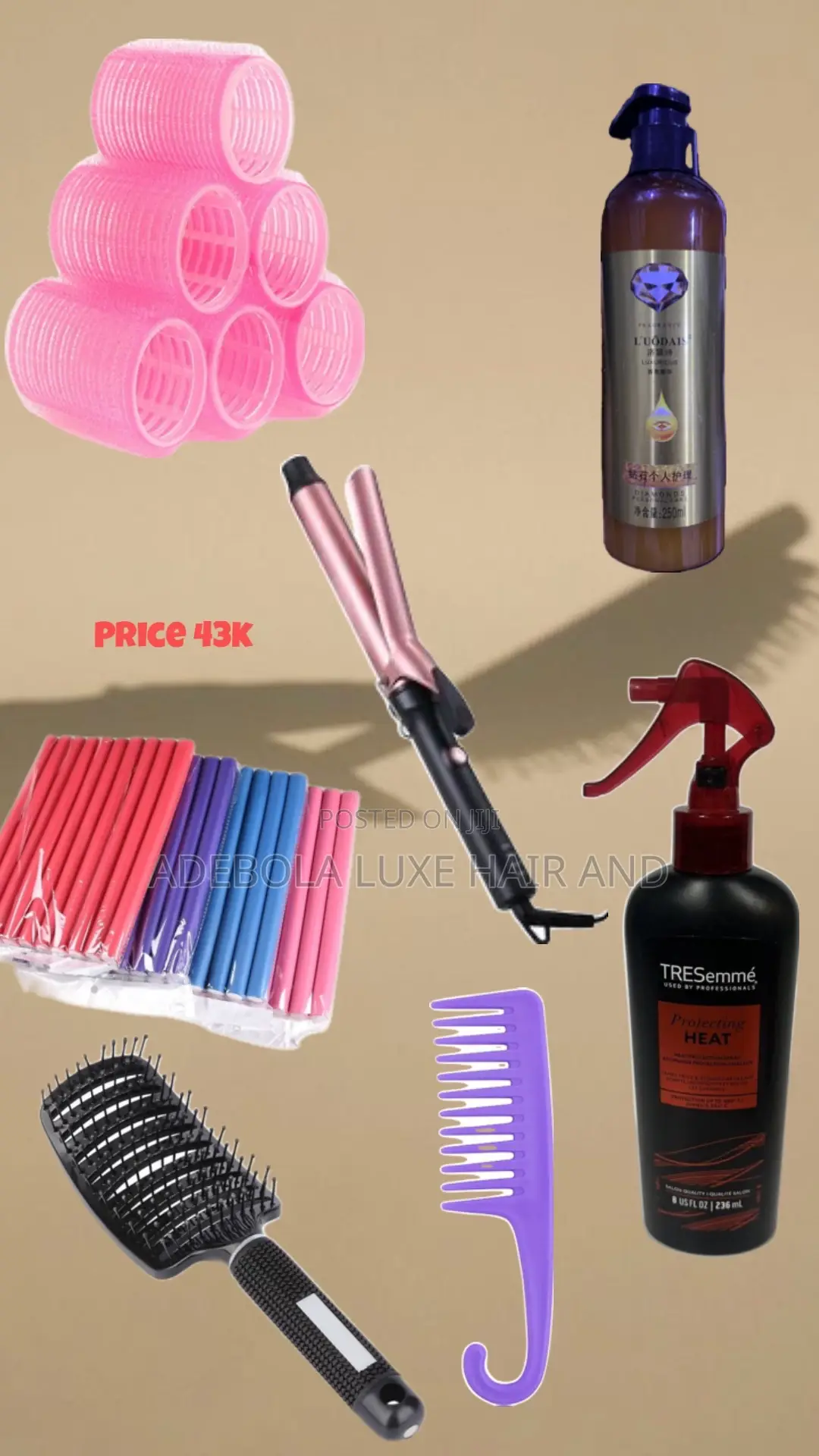 Rollers,Comb,Brush,Heat Protectant Hair Coiler