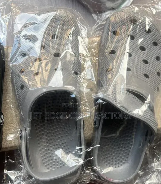 Gray Coloured Crocs
