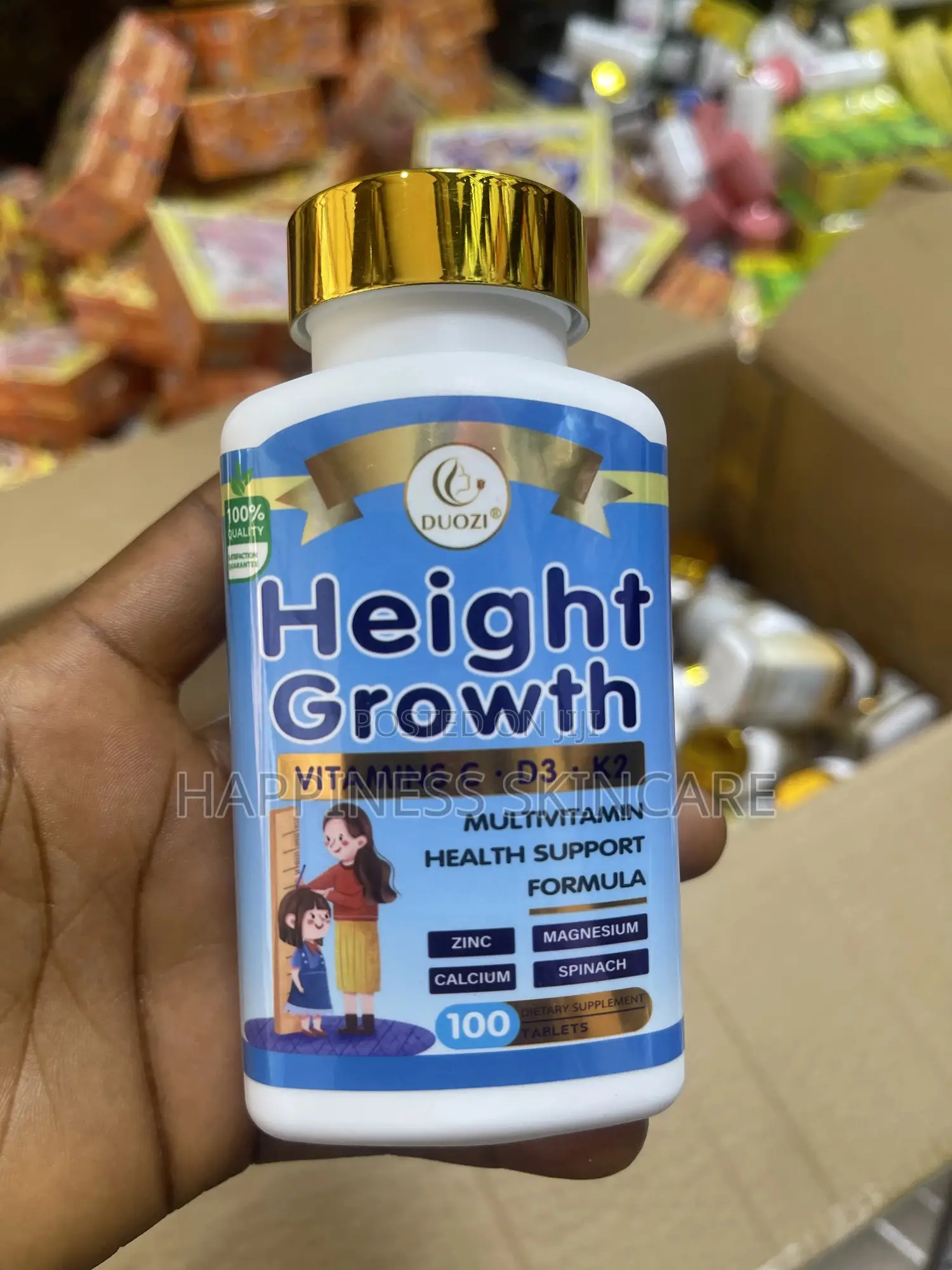 Height Growth Vitamin C D2