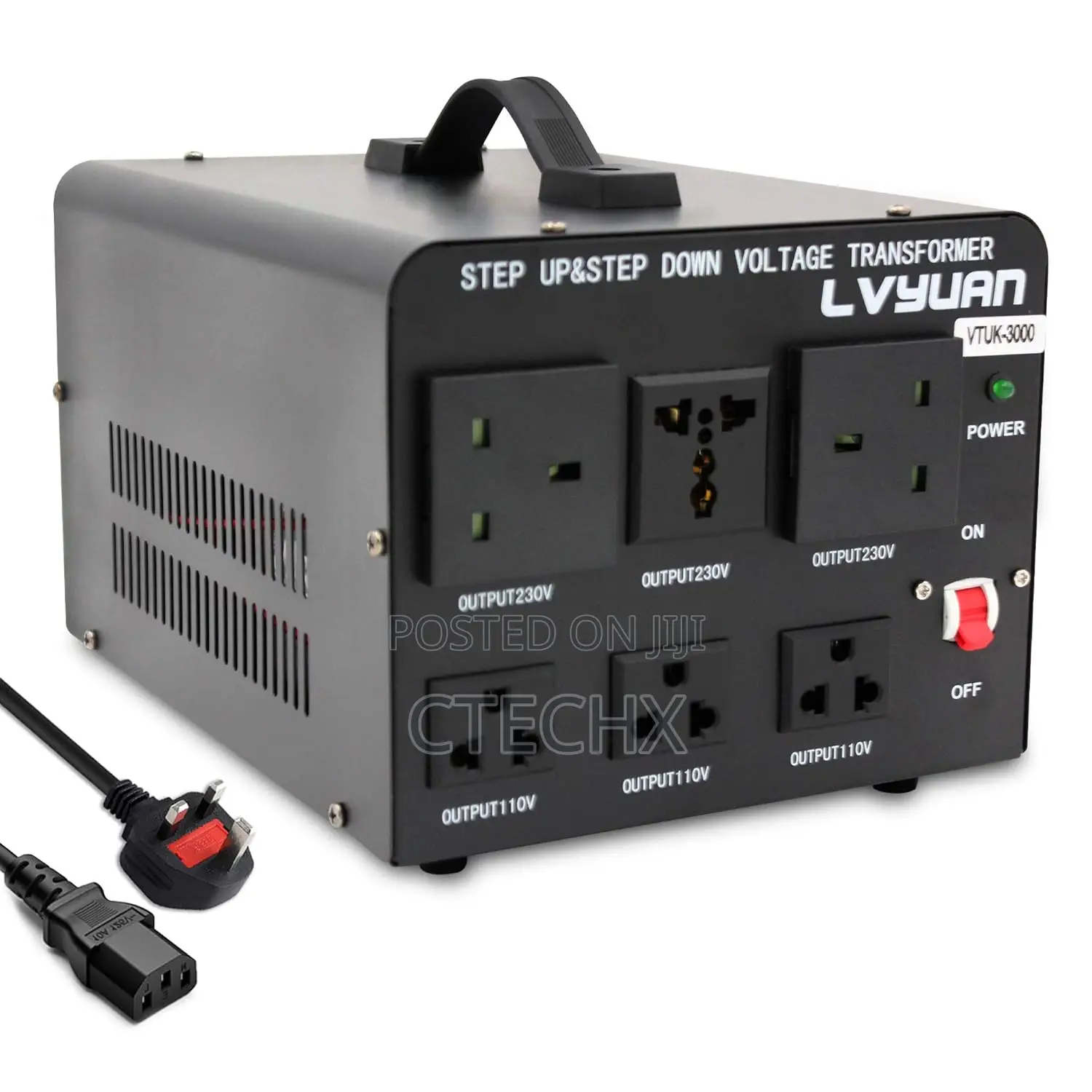 Cantonape 3000 Watt Transformers, 220v - 110v Step Up and Step Down