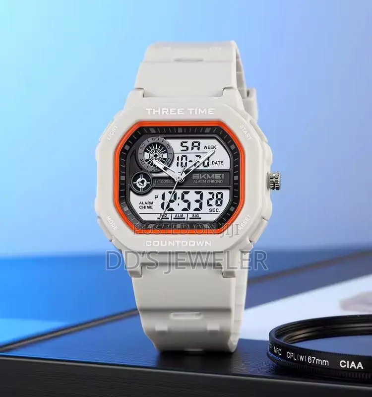 Three Time Wristwatch
