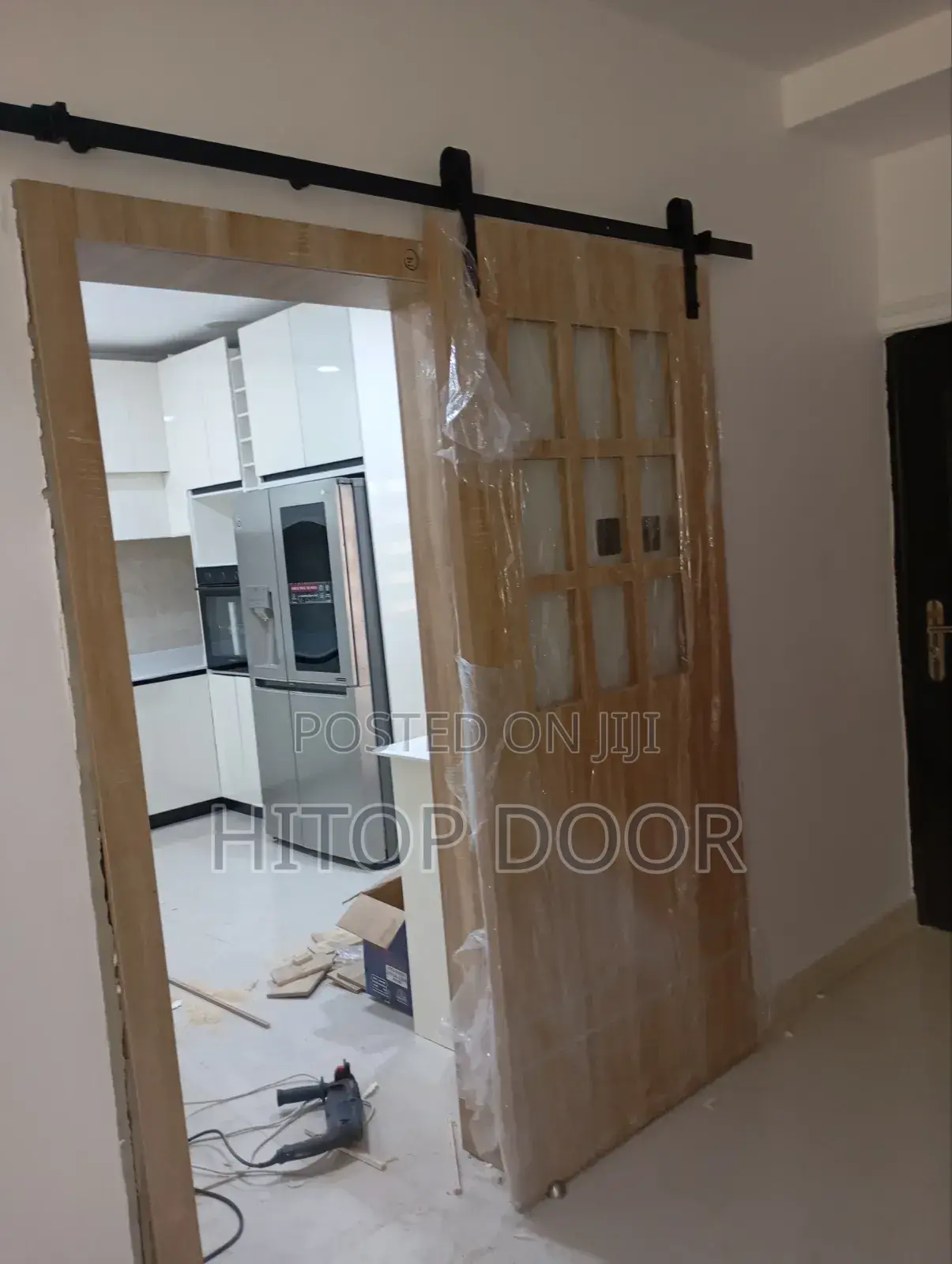 Classic Modern Hdf Bang Door With Frame And Architrave