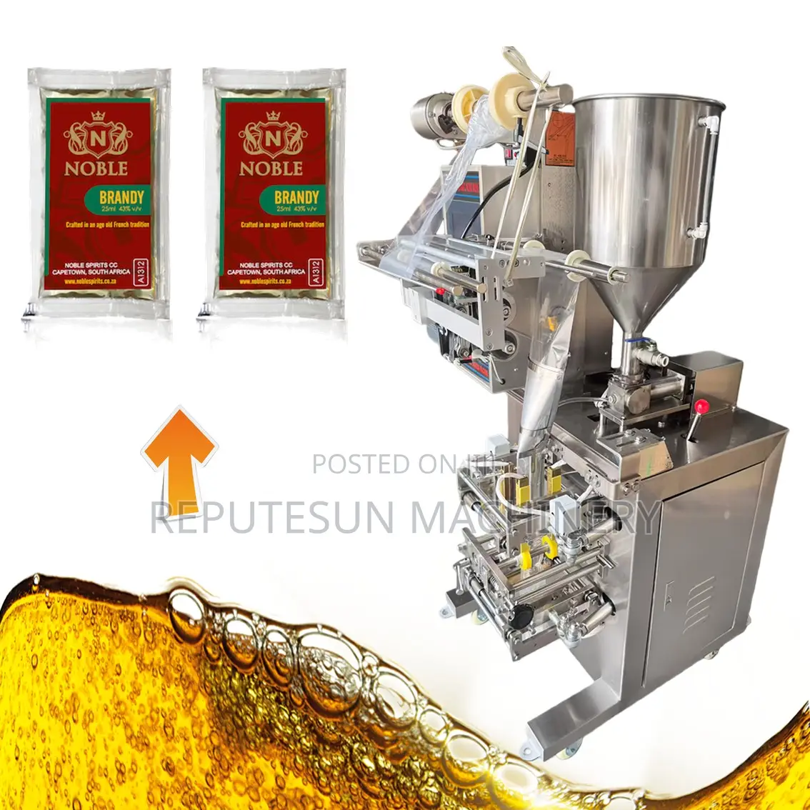 Brandy Sachet Packaging Machine
