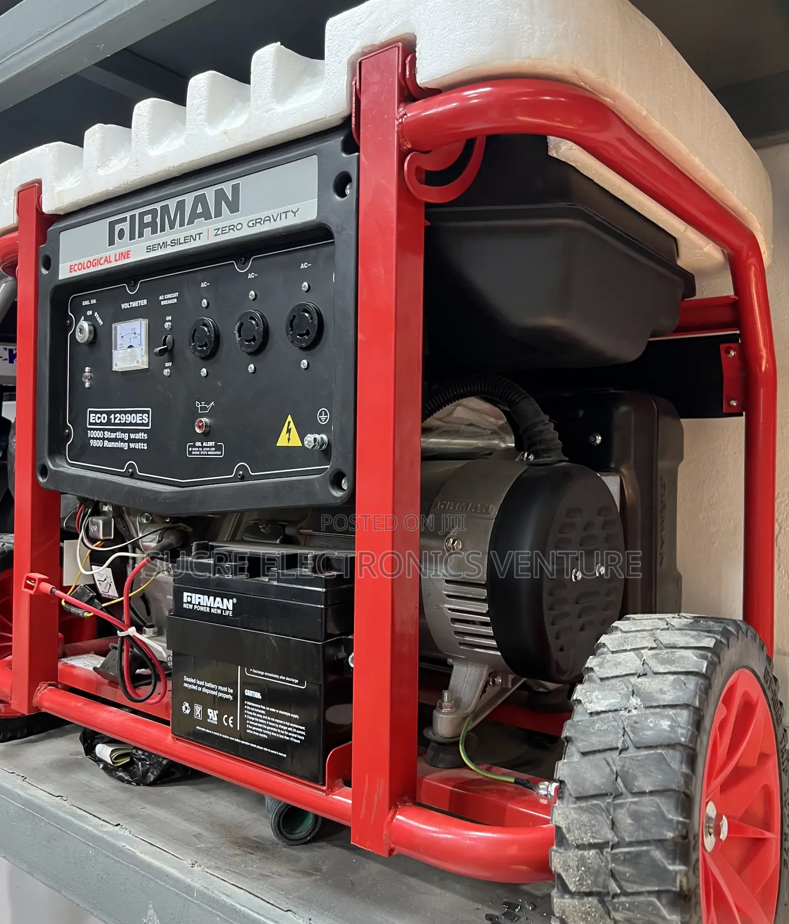 Original New Model 10kva Firman Black and Red Design Petrol Generator