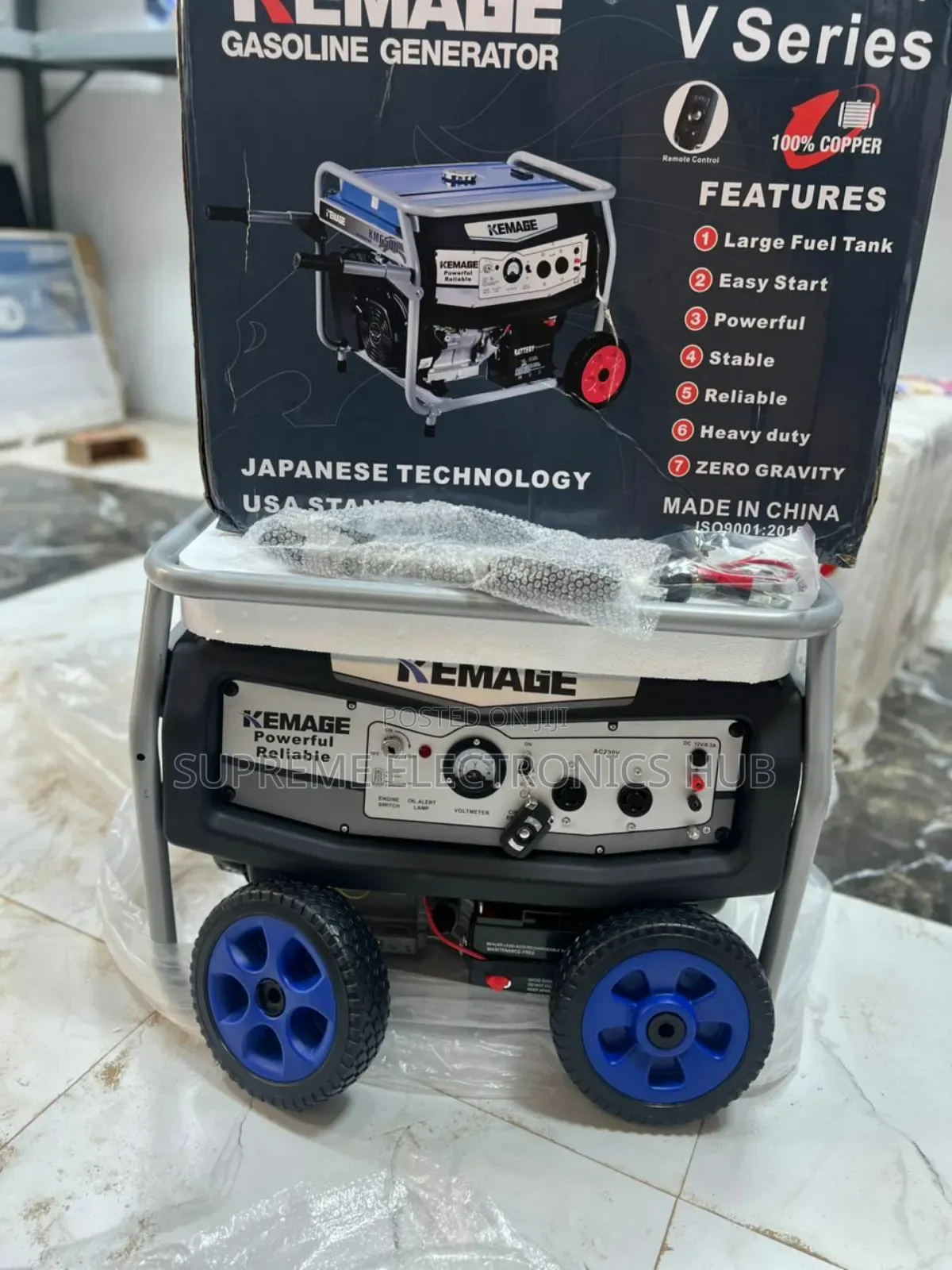 Kemage Remote Starter 12/12.5kva 100% Copper Wire Petrol Generator Set