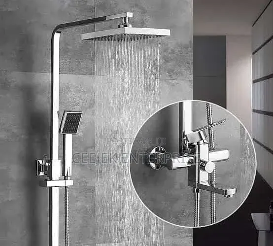 Stainless Sqaure Shower Mixer