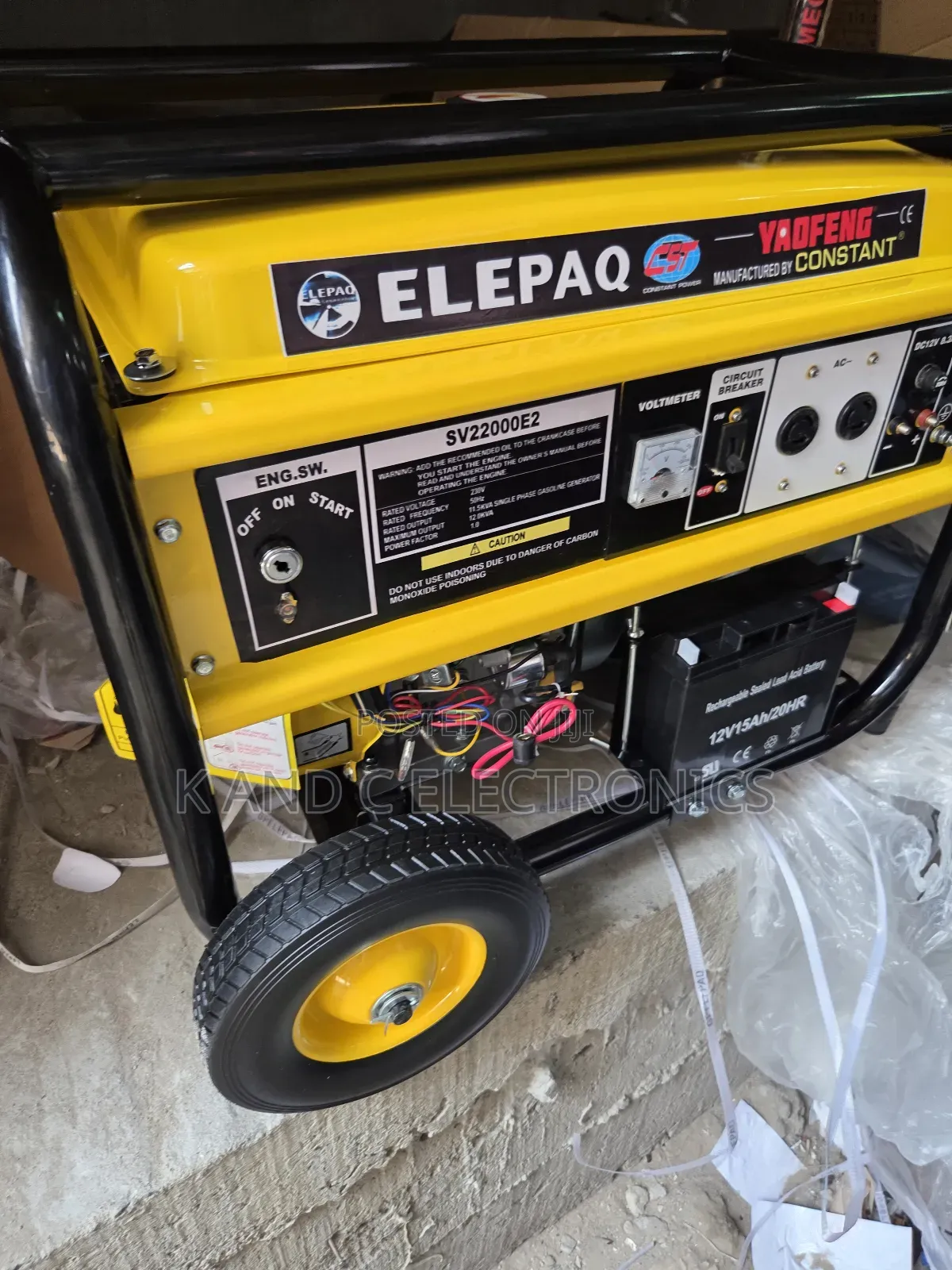 Elepaq 10kva Petrol Generator – Strong Copper Coil Power