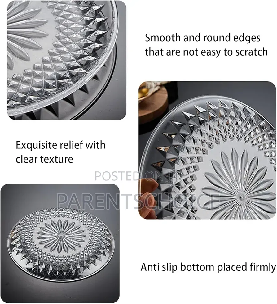Multifunctional Fruit Display Dishes, Charger Plate- 50pcs