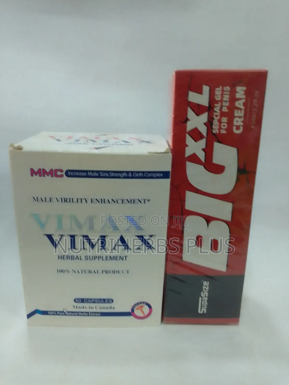 Vimax Capsules+ Big XXL Cream: For Sexual Enhancement
