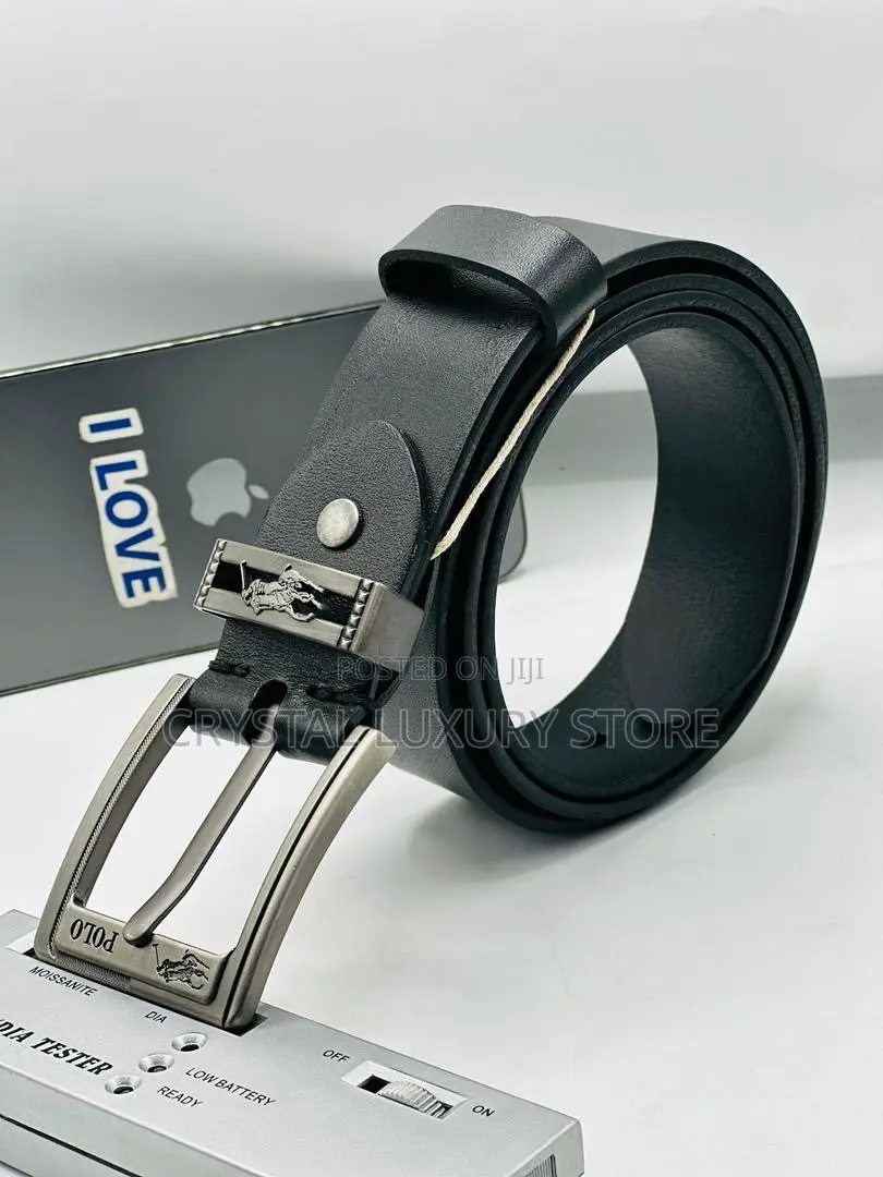 Lacoste Quality Luxury Men Genuine Leather Belt