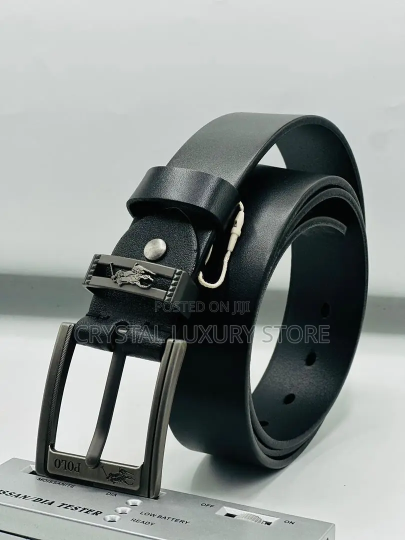 Lacoste Quality Luxury Men Genuine Leather Belt