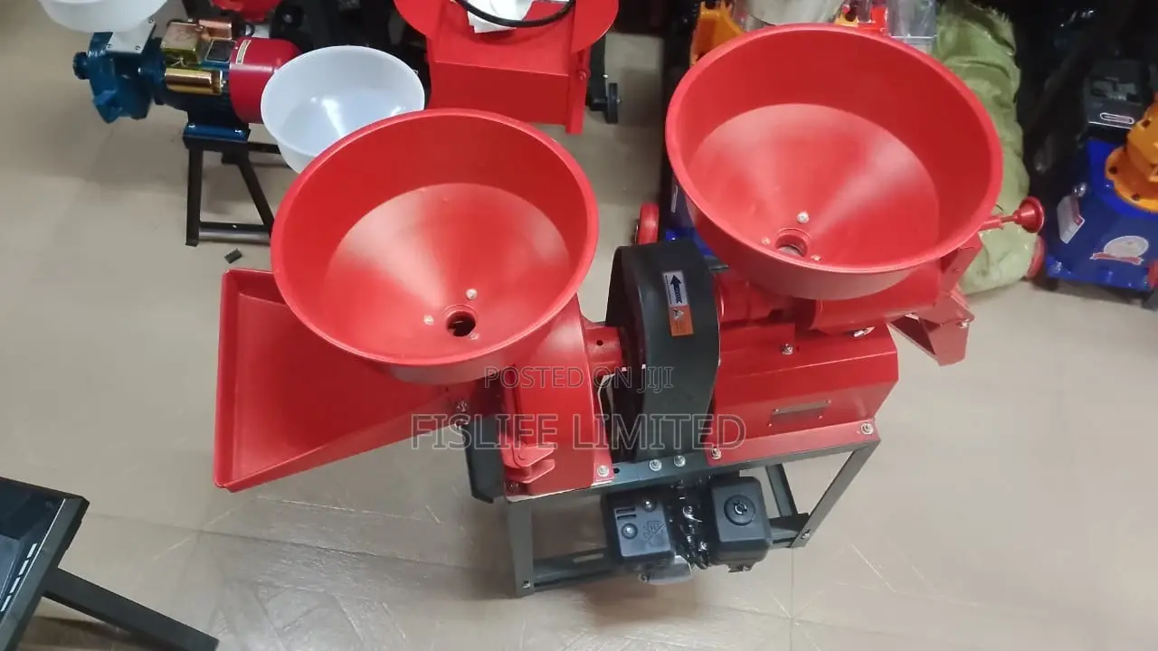 Combined Rice Mill 2 in 1 With Engine 7.5hp