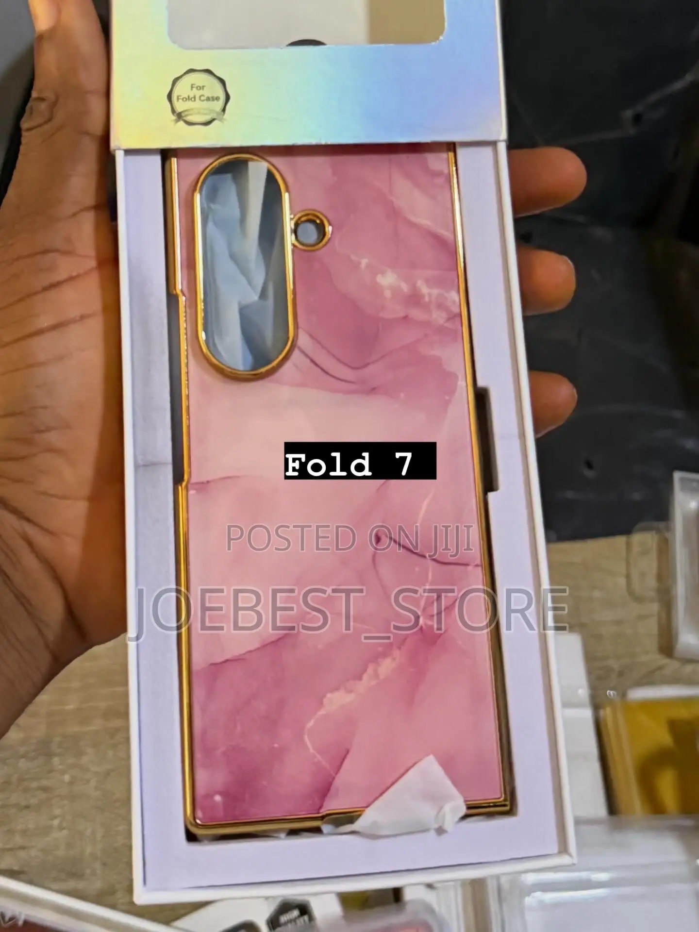 Samsung Galaxy Zfold 7 Marble Case With Front Glass