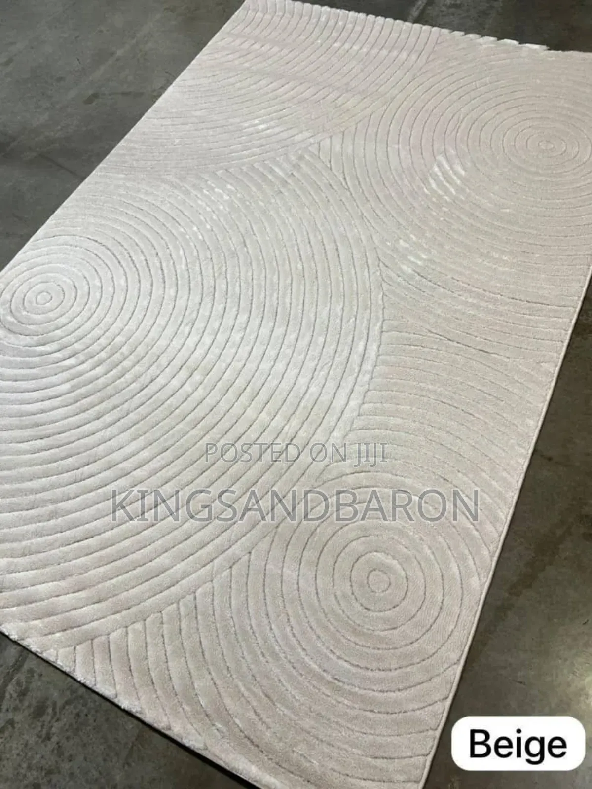 5×7fts Beige/L Vizion Turkish Center Rug