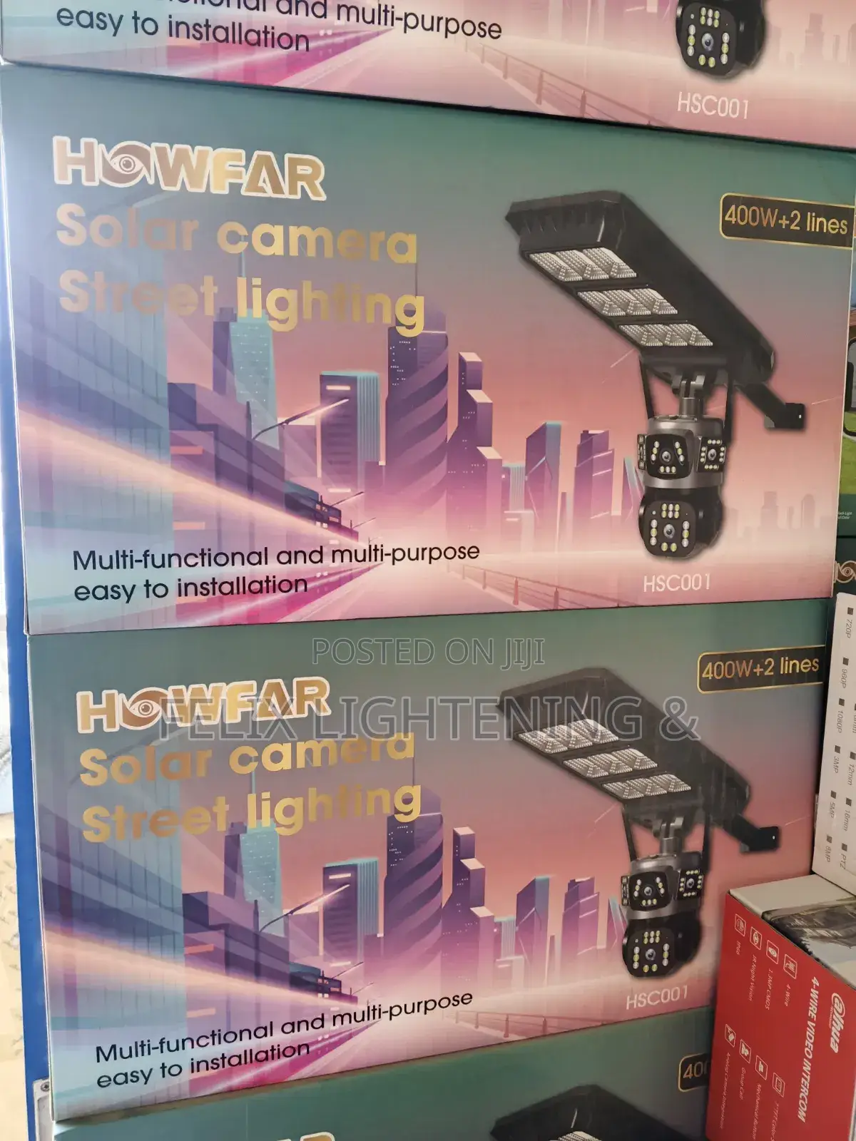 Solar Camera Street Light