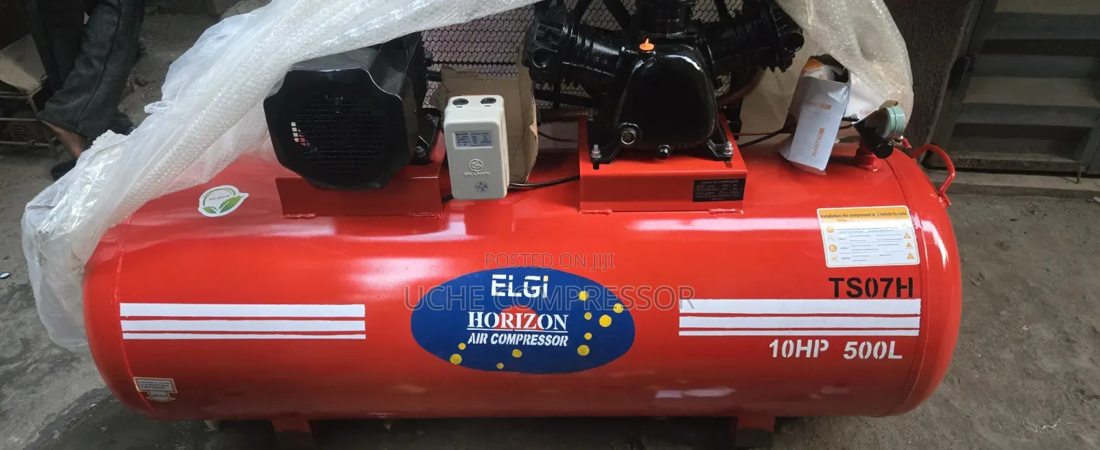 Air Compressor 10hp 7.5kw 10bar 500liter