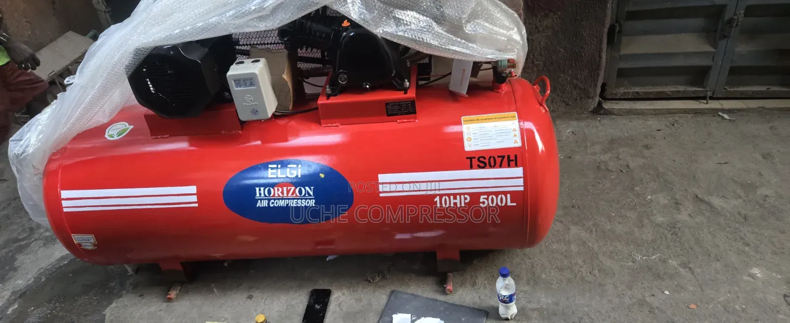 Air Compressor 10hp 7.5kw 10bar 500liter
