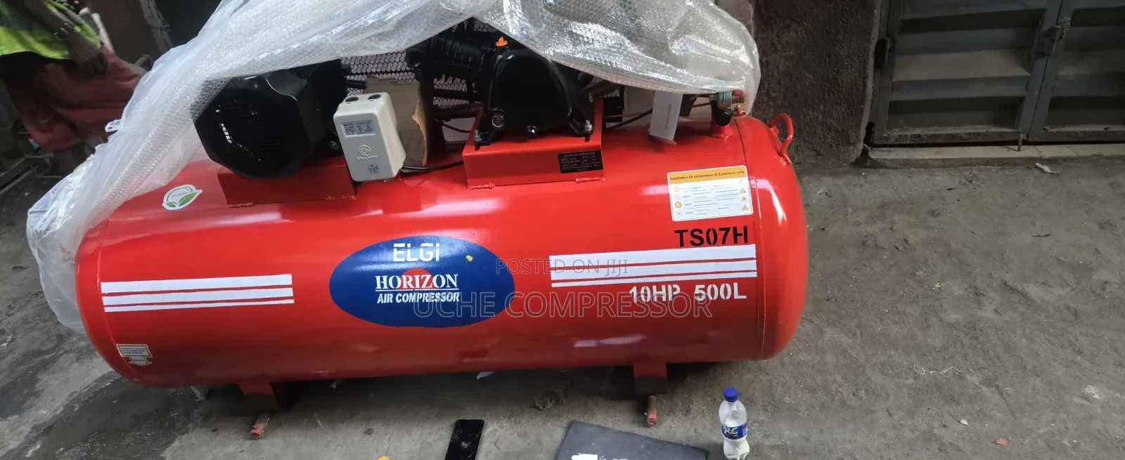 Air Compressor 10hp 7.5kw 10bar 500liter