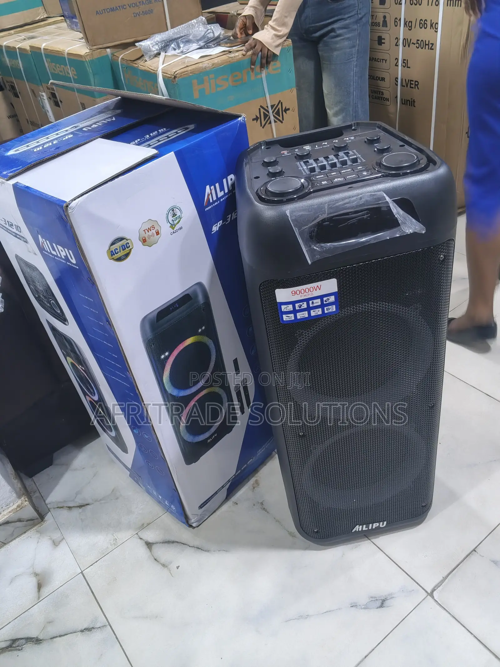 Ailipu Sound System + Mic – Clear Vocals Bass