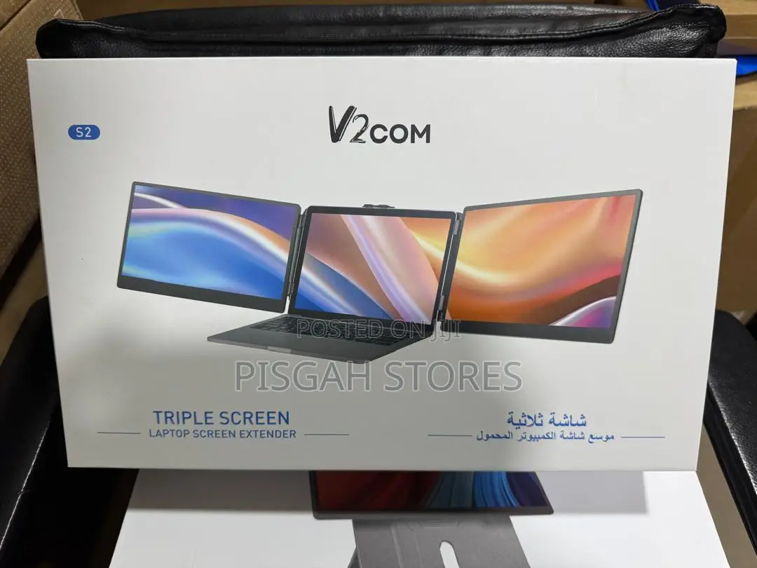 V2com Triple Laptop Screen Extender 14'' S2