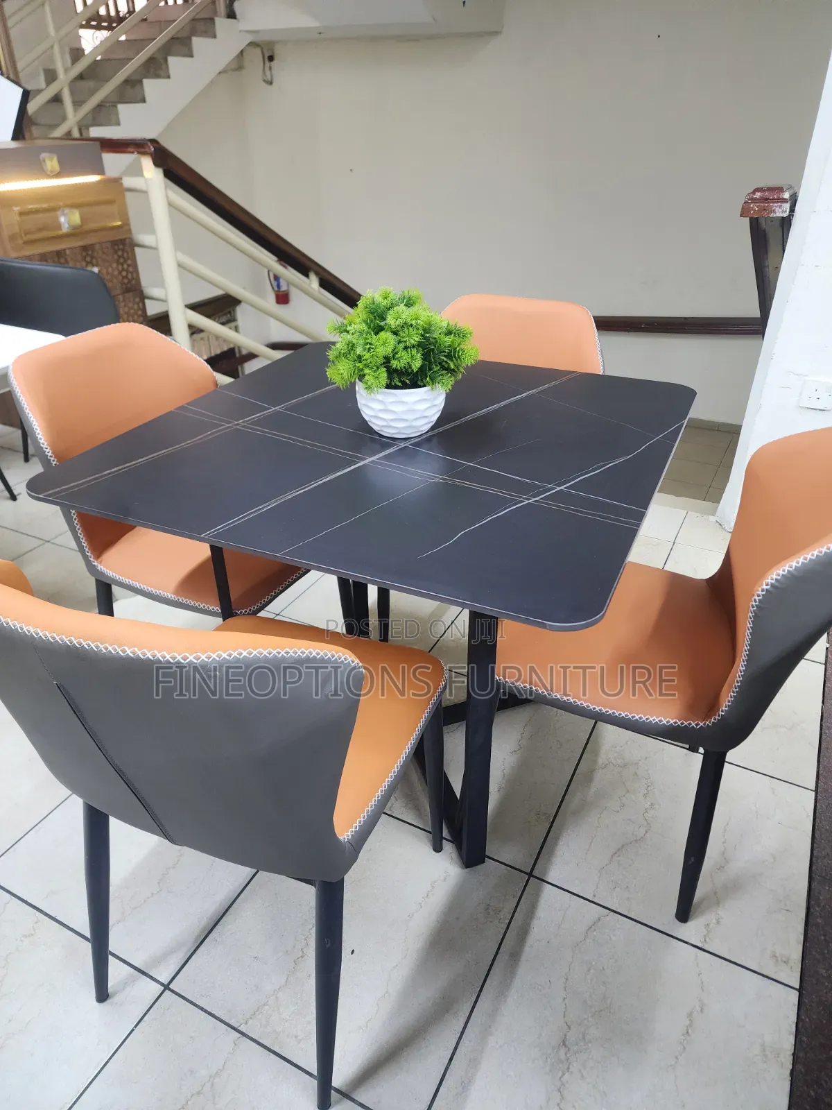 The Obsidian Luxe Dining Set