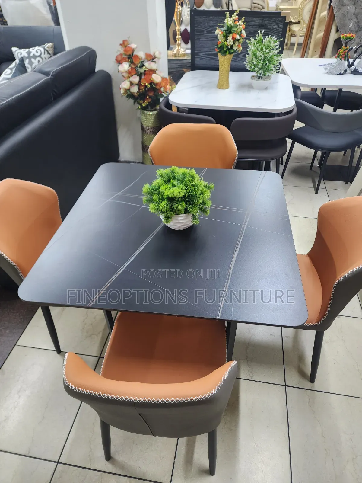 The Obsidian Luxe Dining Set