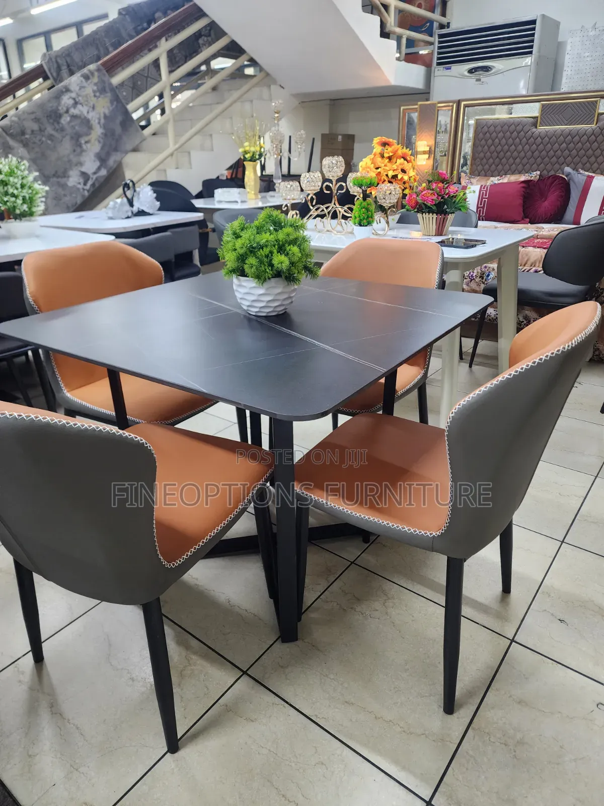The Obsidian Luxe Dining Set