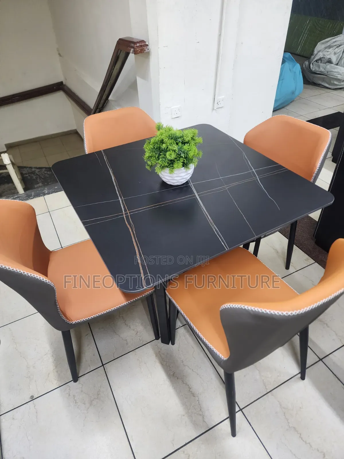 The Obsidian Luxe Dining Set