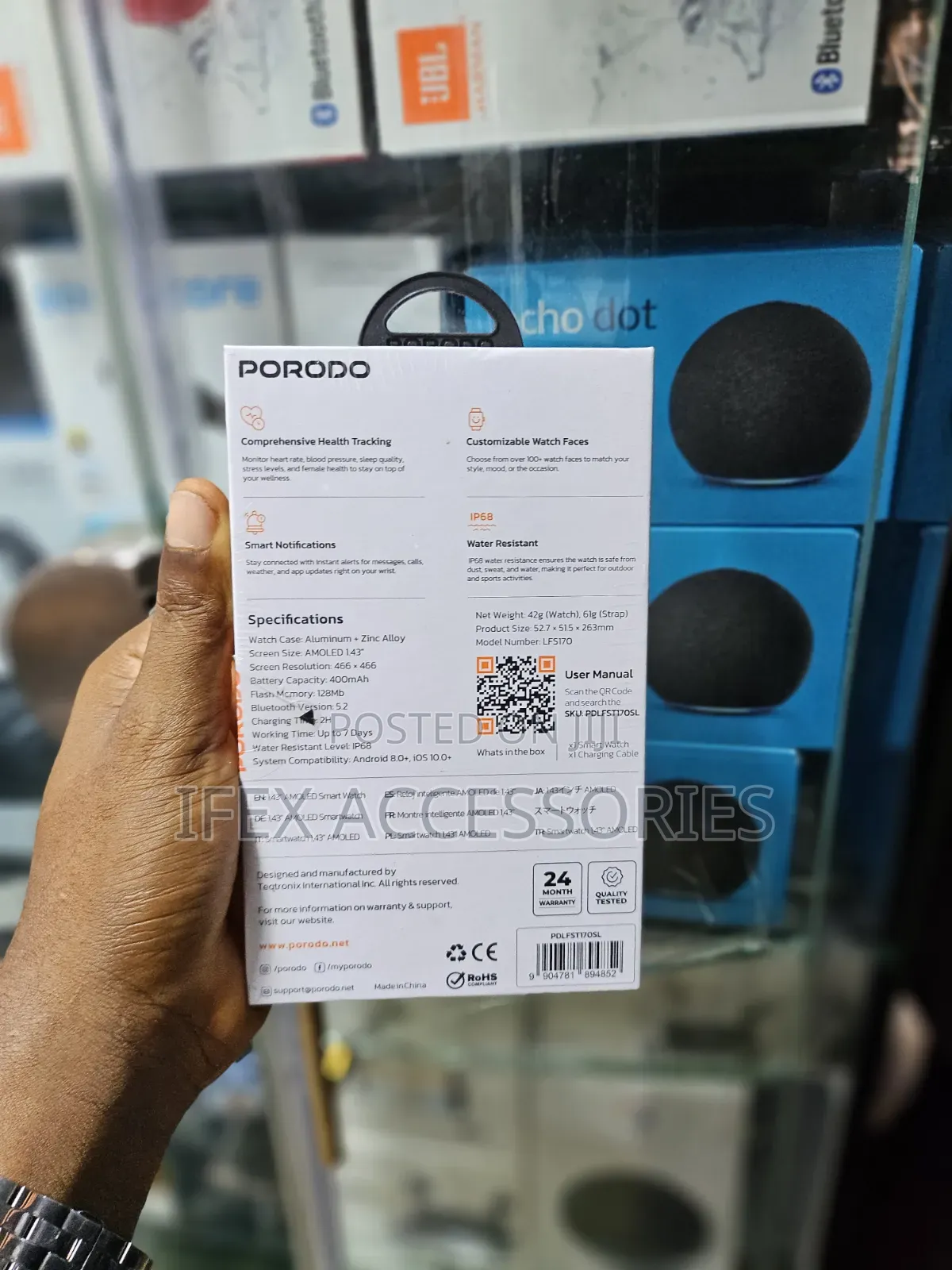 Porodo Fitpulse Pro Smart Watch