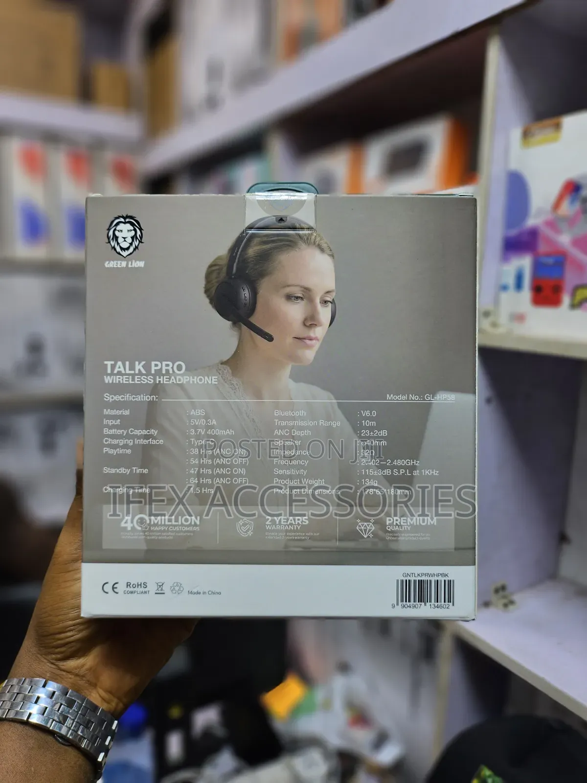 Green Lion Talk Pro Wireless Headphone