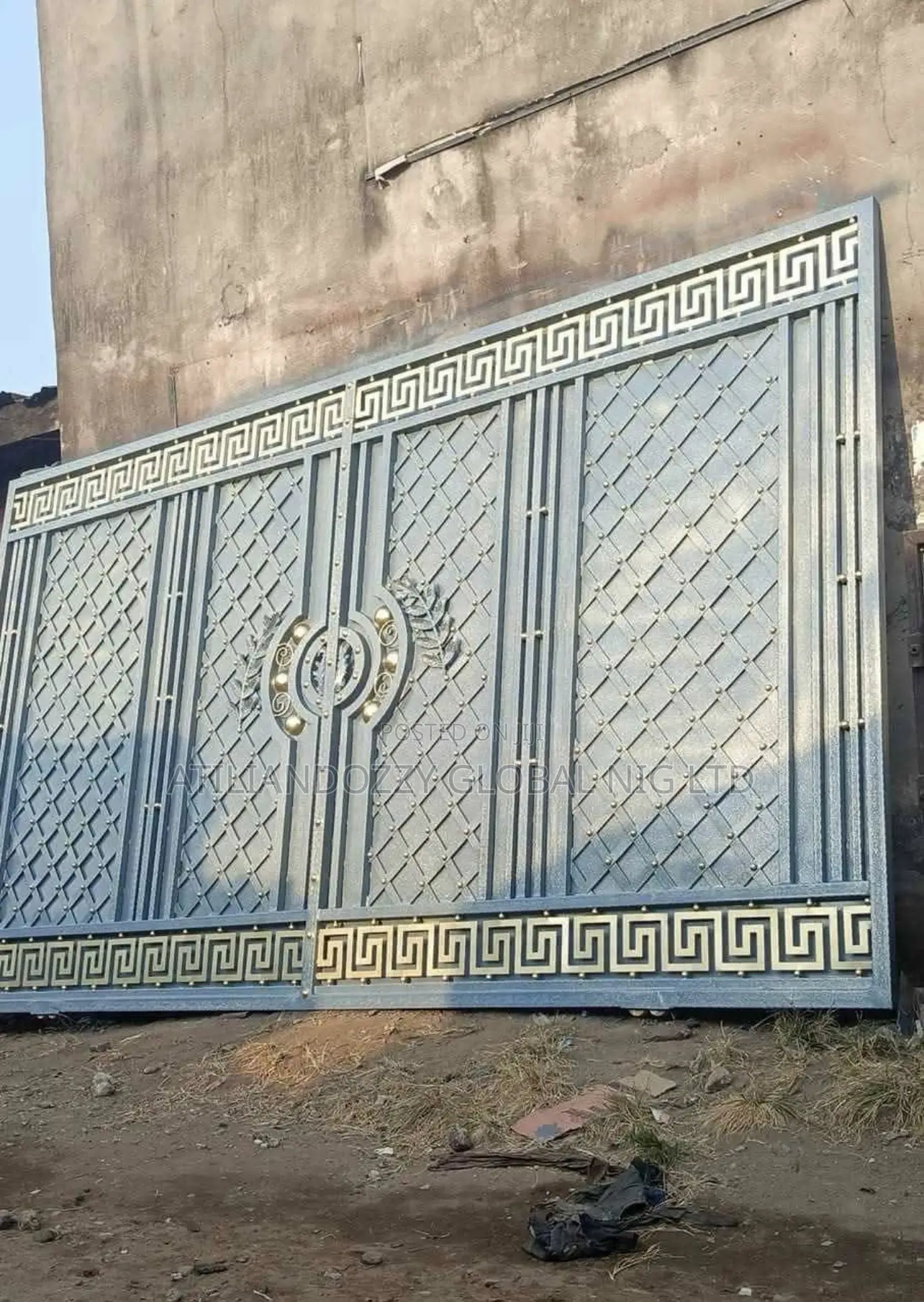 Wrought Iron Sliding B Gate