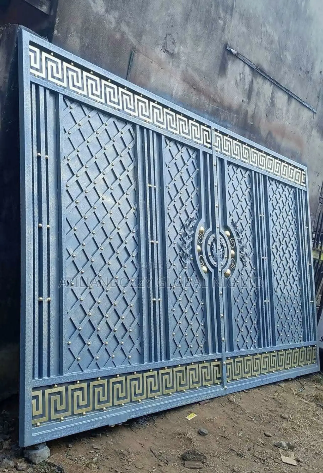 Wrought Iron Sliding B Gate