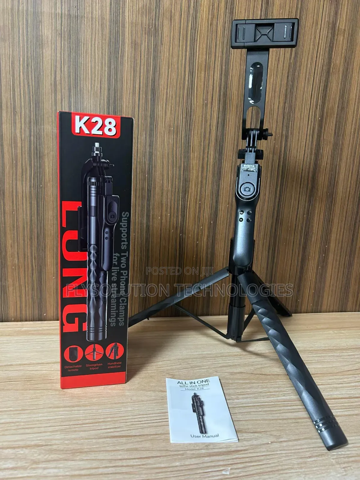  Long Selfie Stick Tripod Stand With Bluetooth Remote