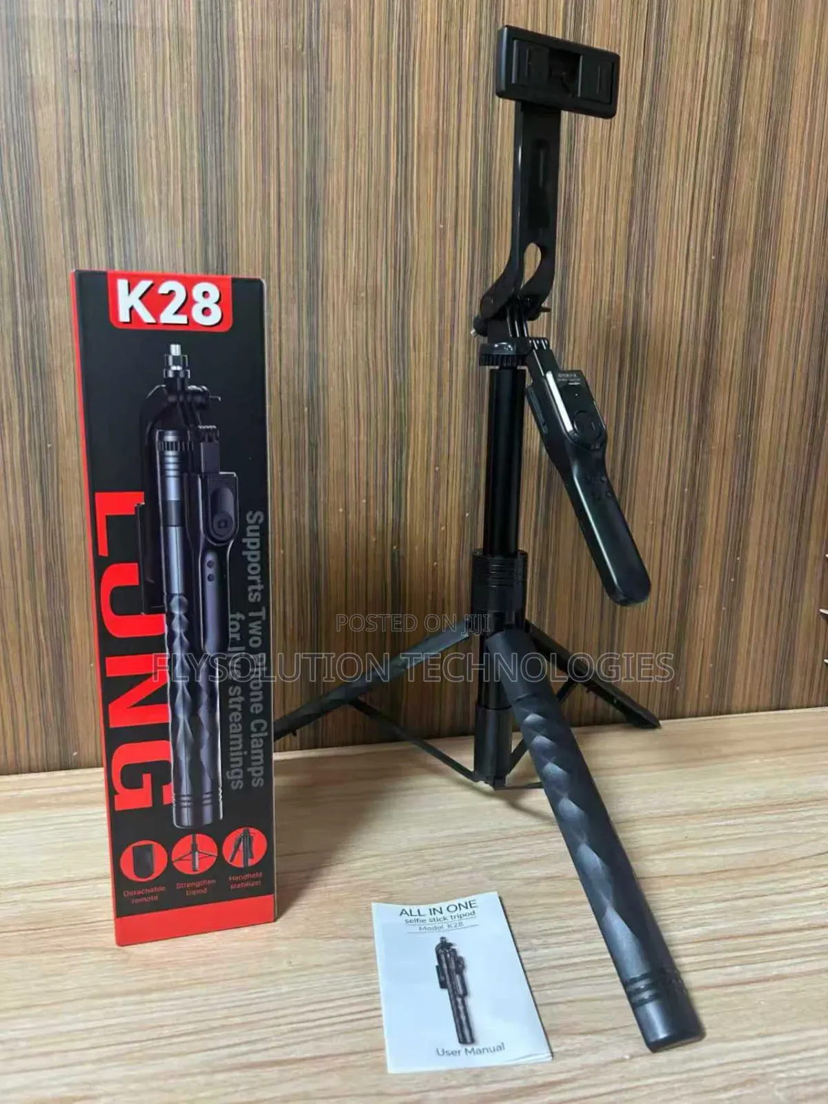  Long Selfie Stick Tripod Stand With Bluetooth Remote