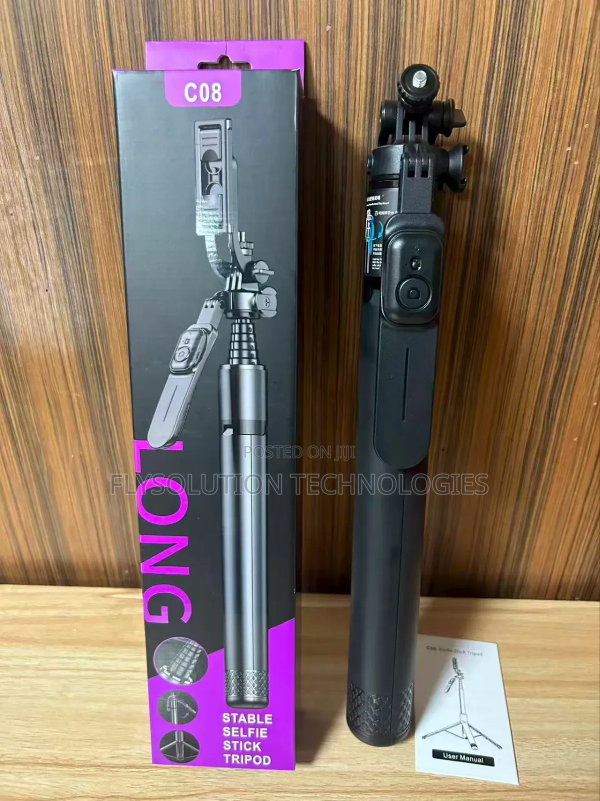 Long C08 Stable Selfie Stick Tripod Stand