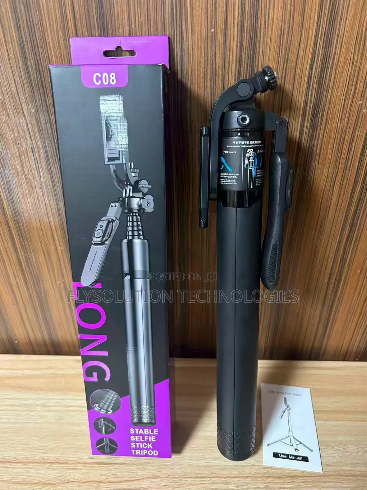Long C08 Stable Selfie Stick Tripod Stand