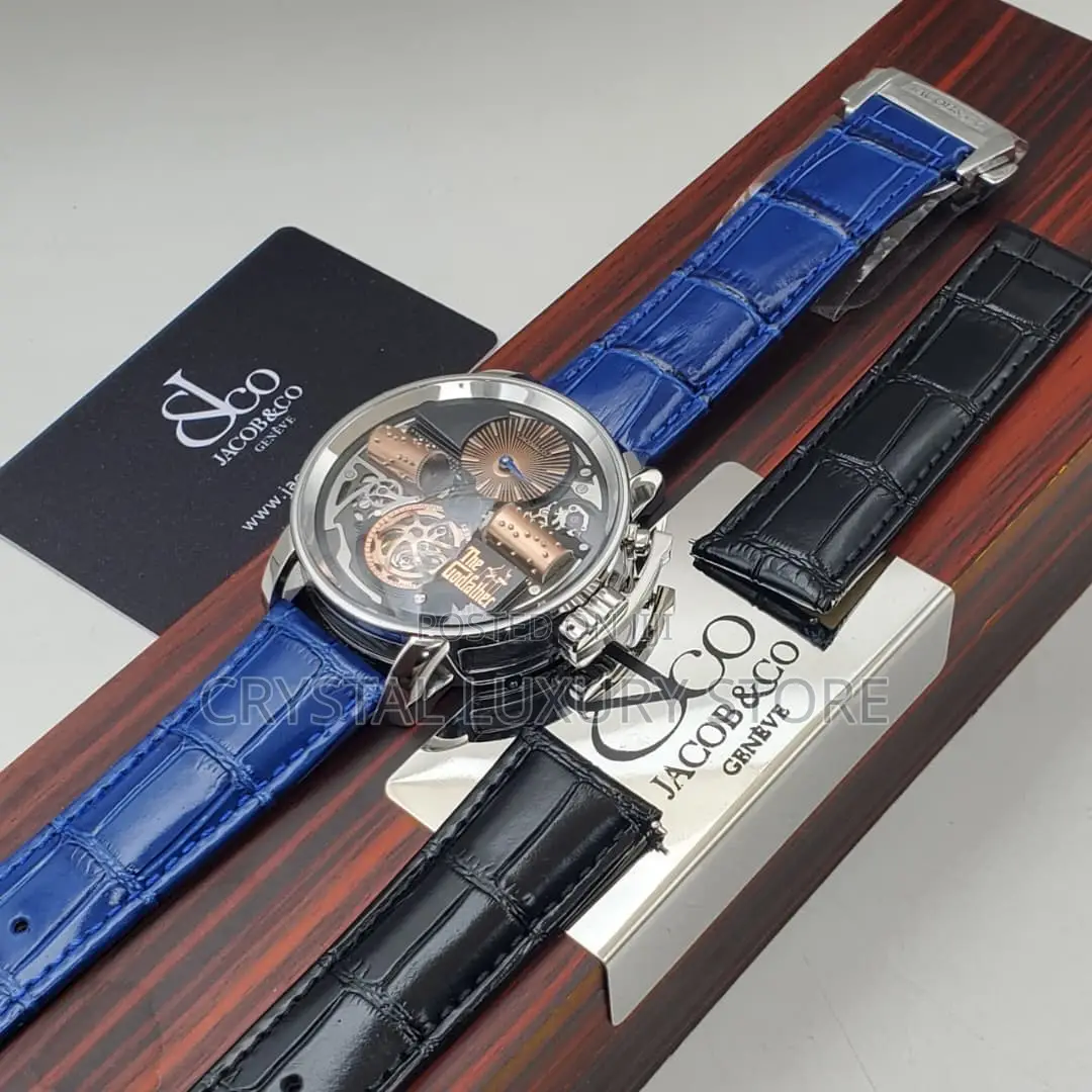 Jacob and Co Quality Luxury Men Automatic Engine Wristwatch