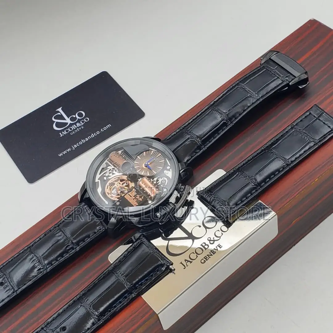 Jacob and Co Quality Luxury Men Automatic Engine Wristwatch