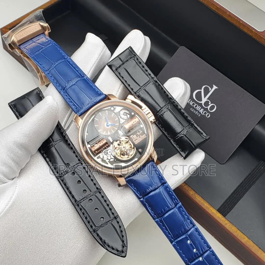 Jacob and Co Quality Luxury Men Automatic Engine Wristwatch