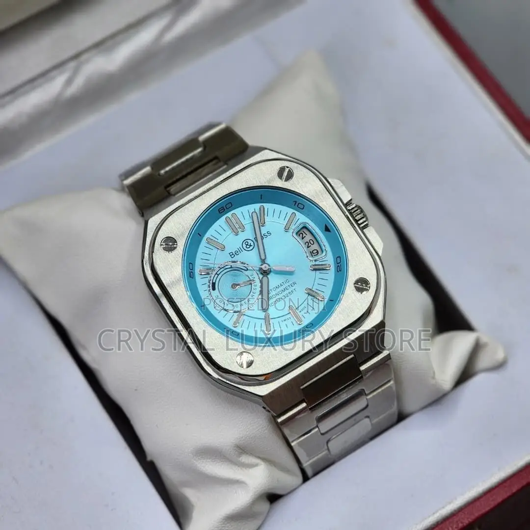 Bell Rose Quality Luxury Men Automatic Engine Wristwatch
