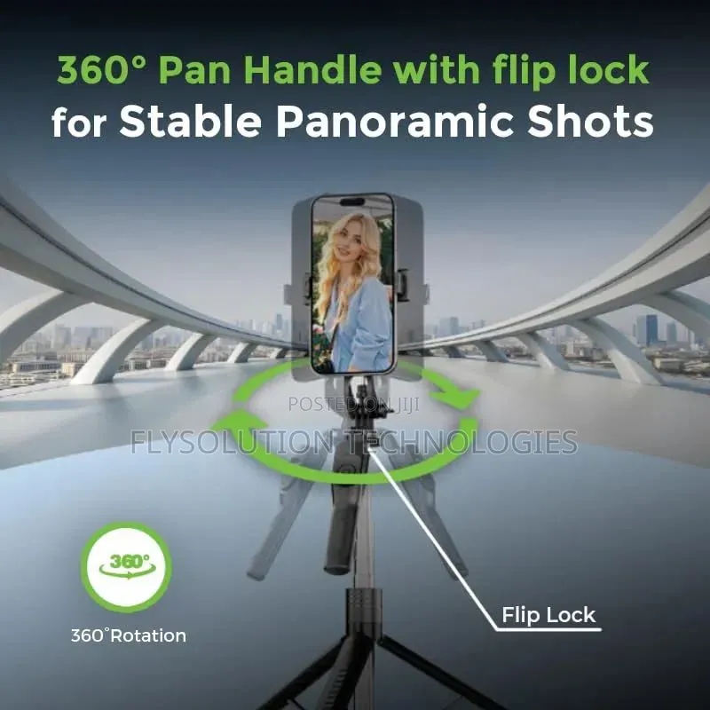 One Pop Up Sturdy Selfie Stick Tripod Stand -