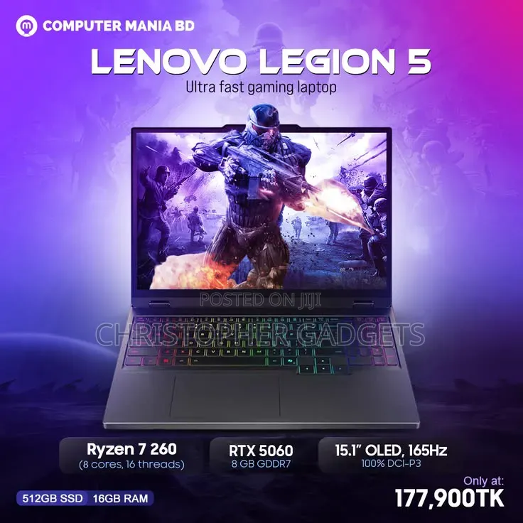 New Laptop Lenovo Legion 5 16GB Intel Core i9 SSD 1T