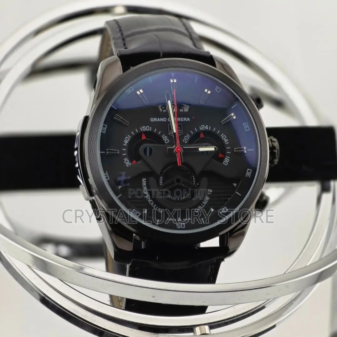 Carrera Quality Genuine Leather Wristwatch