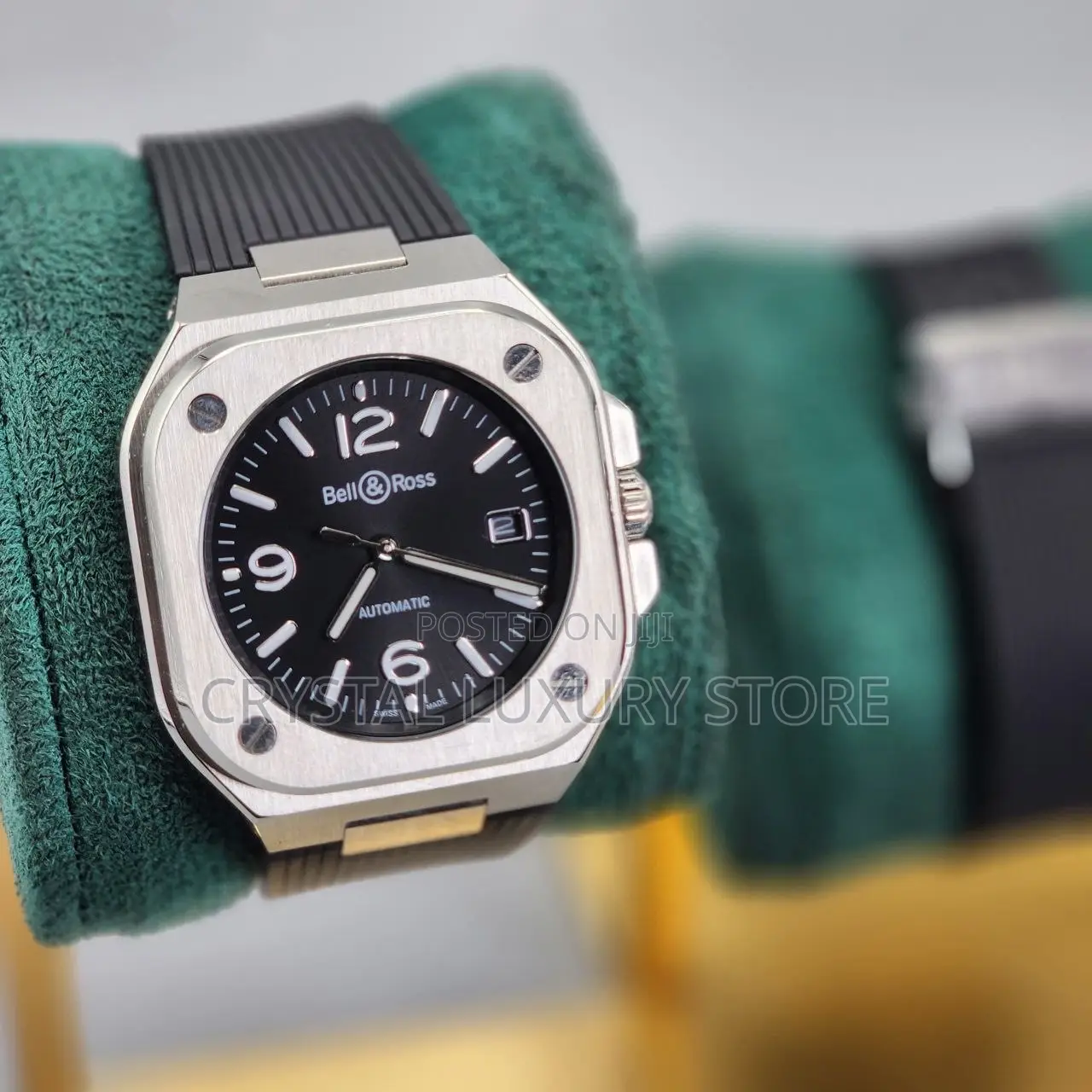 Bell Rose Quality Luxury Men Automatic Engine Wristwatch