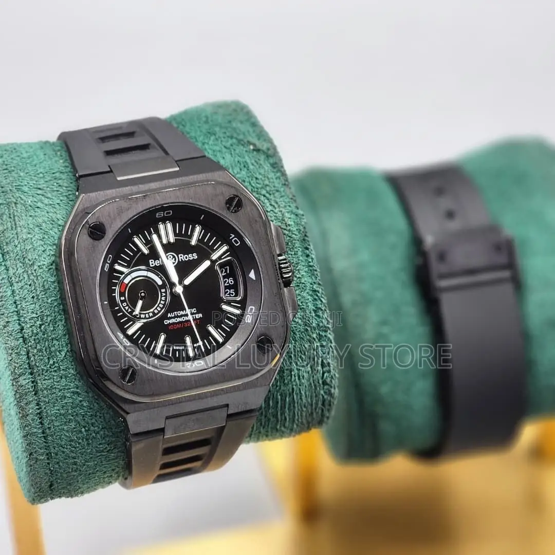 Bell Rose Quality Luxury Men Automatic Engine Wristwatch